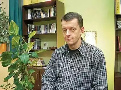 Dr Adam Curyło, psychiatra, psychoterapeuta z Kliniki Psychiatrii Dorosłych Szpitala Uniwersyteckiego w Krakowie Fot. Danuta Orlewska