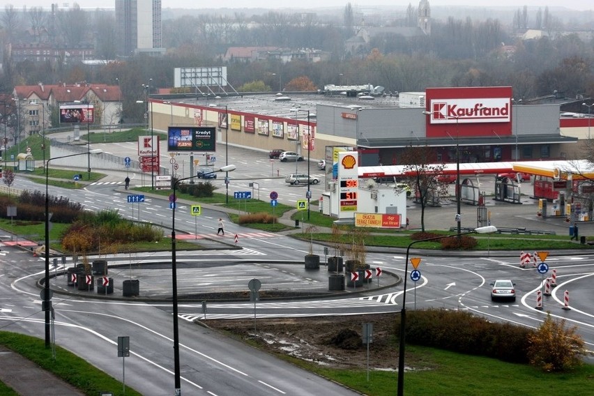 Nowe rondo w Zabrzu powstało przy Kauflandzie