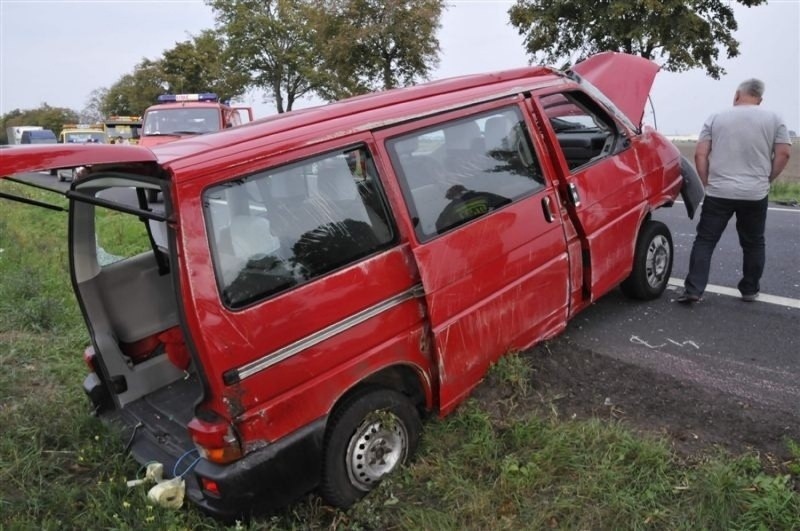 Karambol w Czaczu: Zderzenie pięciu samochodów, są ranni