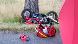 Wypadek pod Strzelcami Opolskimi na krajowej 88. Motocyklista wpadł pod koła ciężarówki - zginął na miejscu