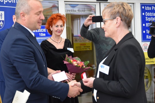 Wręczenia Odznak Honorowych za zasługi dla ochrony zdrowia pracownikom medycznym Szpitala Powiatowego w Więcborku