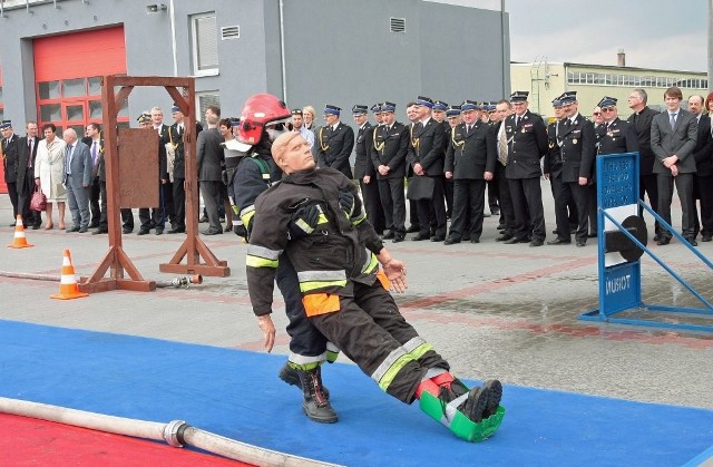 Podczas otwarcia remizy, które odbyło się w maju, nie brakowało pokazów strażackich 