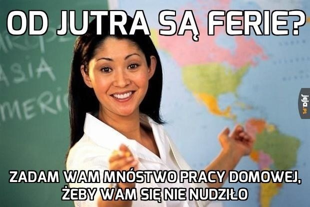 Ferie zimowe MEMY 2019. Nareszcie czas na odpoczynek! Zobacz...