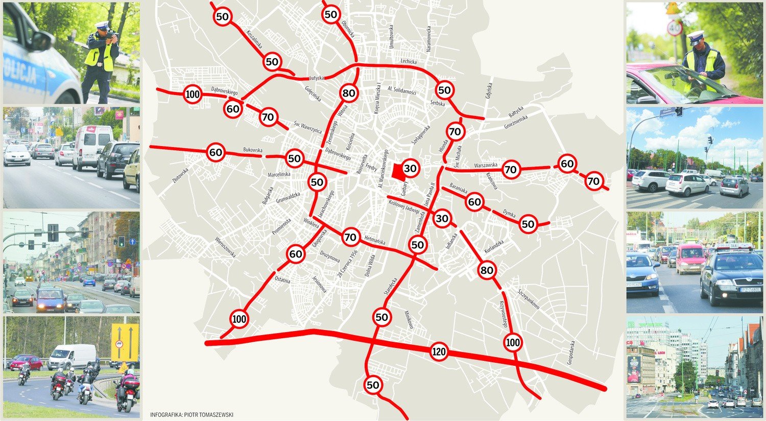 Sprawdź, Gdzie W Poznaniu Musisz Koniecznie Zwolnić. Oto Ulice "Pułapki" [Mapa] | Głos Wielkopolski