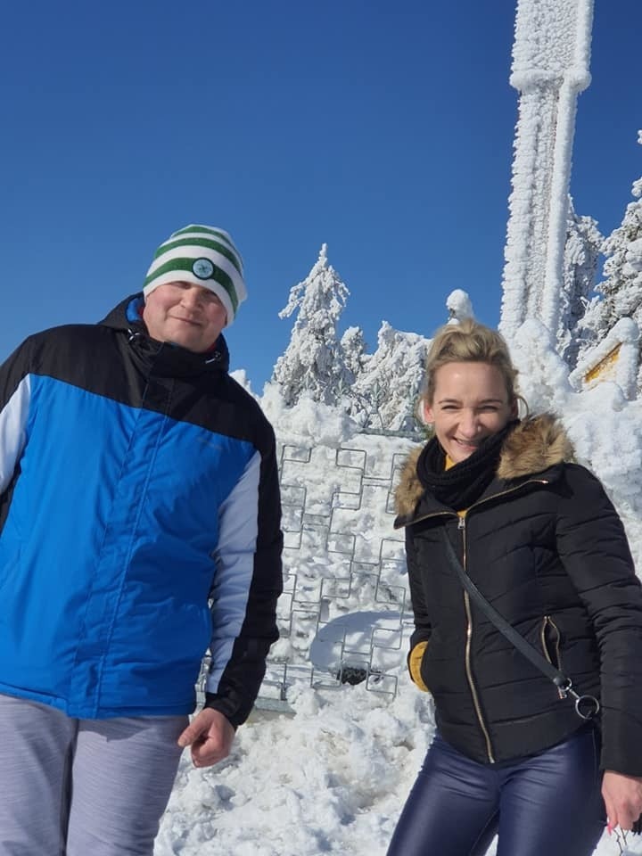 Maciej i Renata w zimowy poniedziałek (15.02.2021) weszli na...