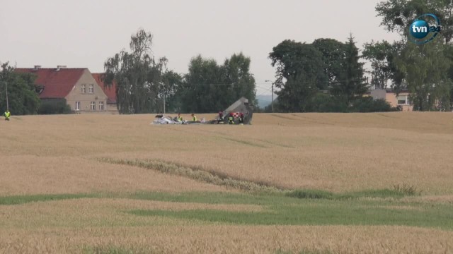 Katastrofa myśliwca MiG-a 29 pod Pasłękiem. Pilot z bazy w Malborku nie żyje. Do tragedii doszło 6.07.2018 roku. Komunikat RCB i MON