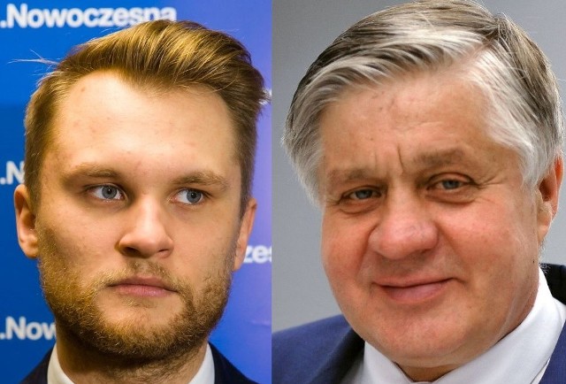 Od lewej: Krzysztof Truskolaski (Nowoczesna) i Krzysztof Jurgiel (PiS)