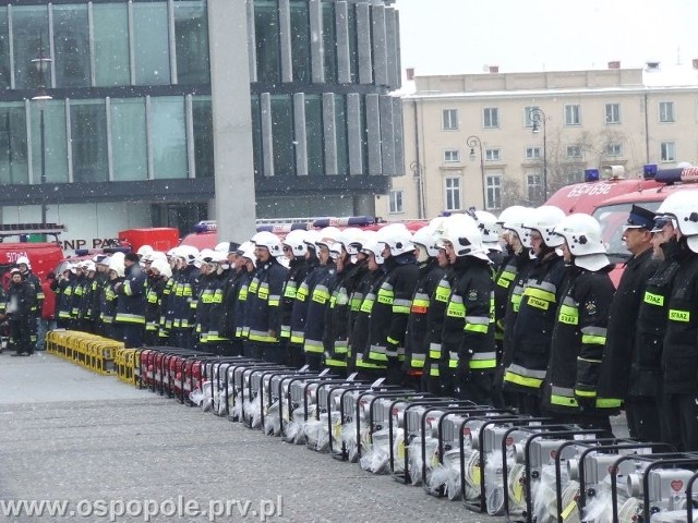 Fundacja WOŚP przekazala sprzet dla strazaków. Dostalo go 31 jednostek z Opolskiego.