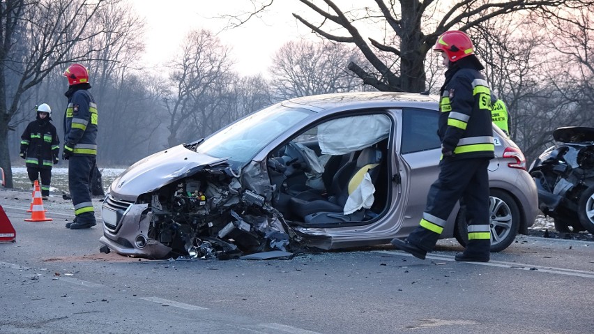 DK 75. Cztery sądeckie auta zderzyły się koło Brzeska. Troje rannych w szpitalu [ZDJĘCIA]