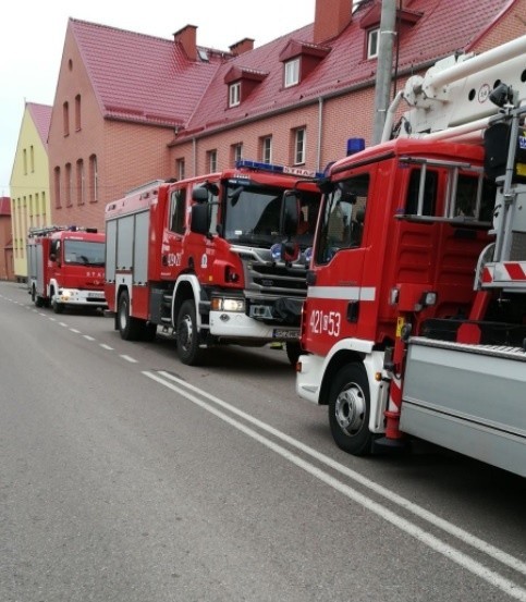 Pożar w Rzeczenicy w powiecie człuchowskim. Palił się dom