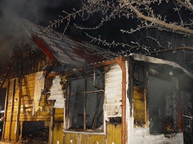 Pożar domu pochłonął dwie ofiary