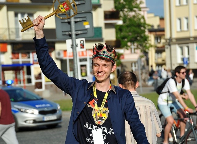 Norbert Wasiluk, prezes Fundacji Porozumienia Uczelni Białostockich i koordynator Projektu Dni Kultury Studenckiej Juwenalia Białystok 2013.