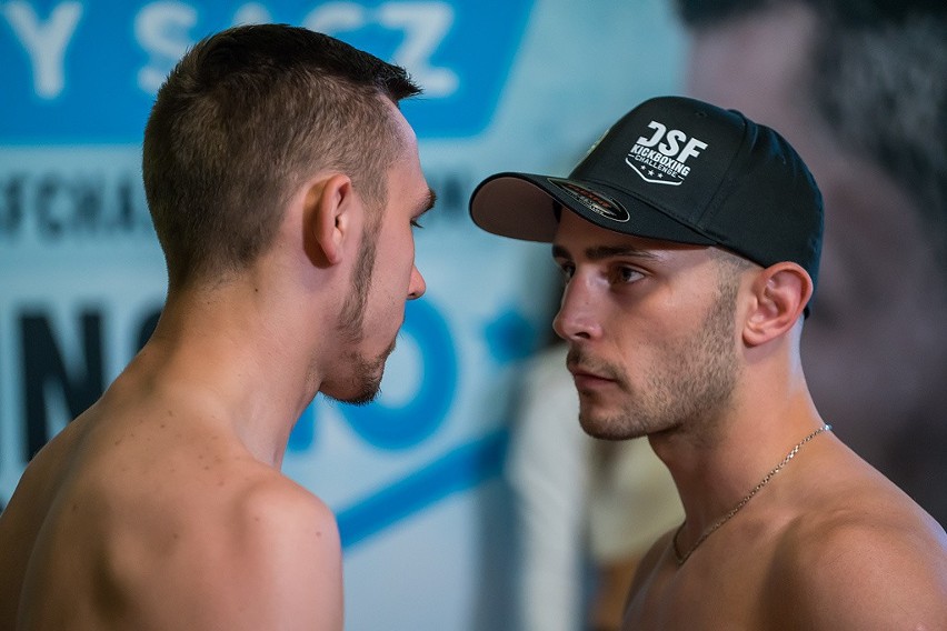 Ceremonia ważenia przed galą DSF Kickboxing Challenge 10