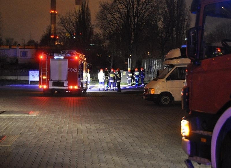 Wyciek gazu na stacji Shell w Łodzi [zdjęcia, FILM]