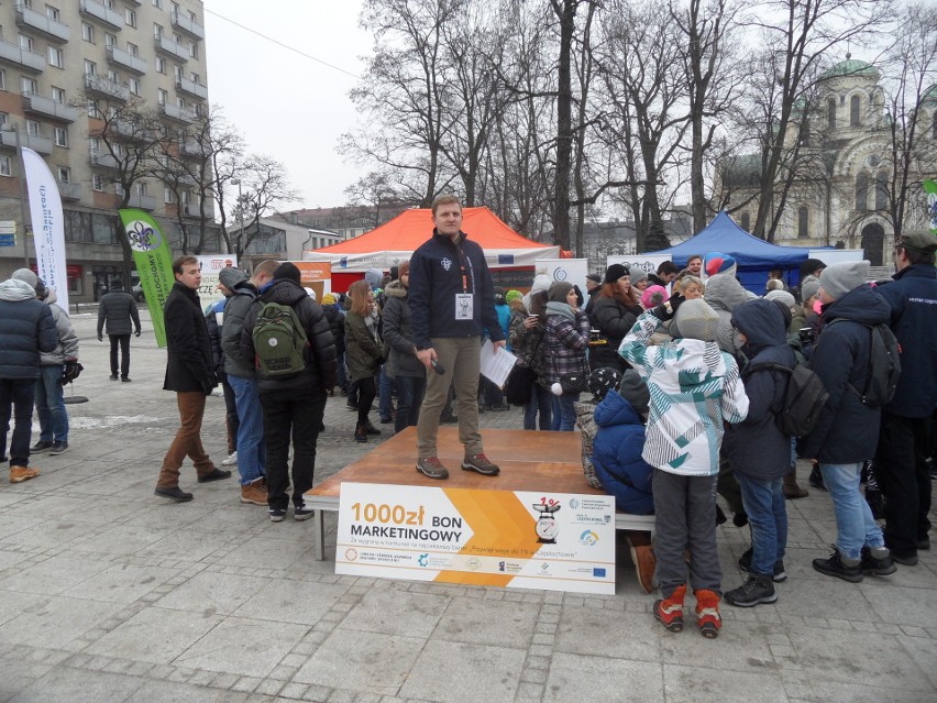 Happening w Częstochowie: zostaw w mieście 1 procent podatku [ZDJĘCIA]