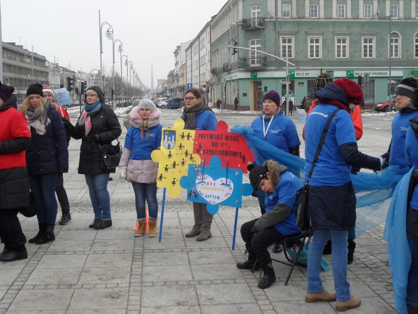 Happening w Częstochowie: zostaw w mieście 1 procent podatku [ZDJĘCIA]