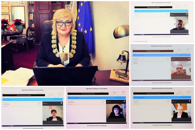 Także ostatnia w tym roku sesja Rady Powiatu Inowrocławskiego odbyła się zdalnie. Wciąż, niestety, trwa pandemia koronawirusa