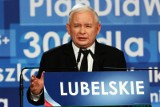 Jarosław Kaczyński na zakończenie kampanii wyborczej w Chełmie