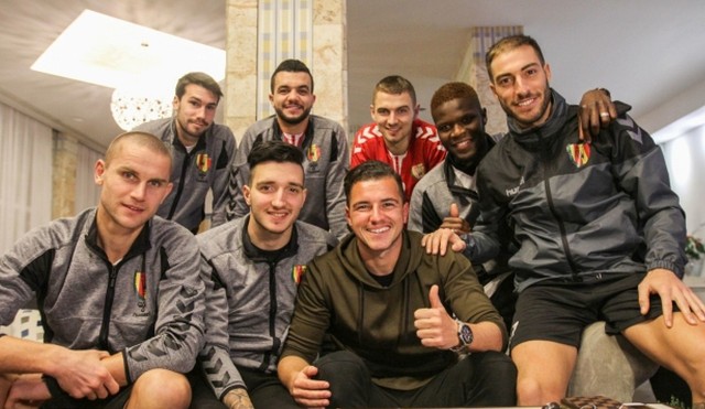 Piłkarzy Korony Kielce na zgrupowaniu na Cyprze odwiedził Airam Cabrera.