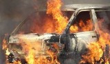 Strażacy gasili pożar samochodu w jedej z miejscowości w gminie Tczów. Prawdopodobne było to podpalenie