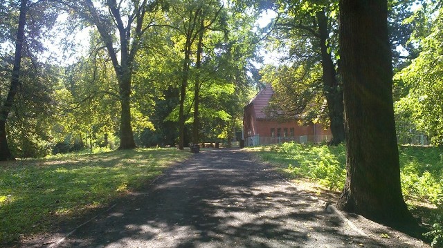 Park im. Karpińskiego w Szczecinie.