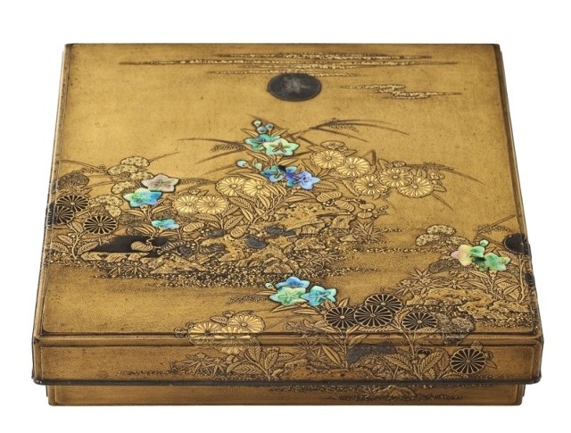 Igarashi Dōho I, suziribako – szkatułka na przybory do kaligrafii