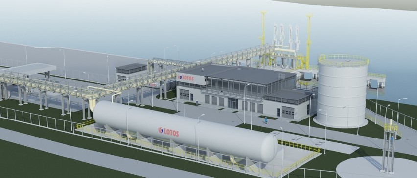 Mały terminal LNG Grupy Lotos wkracza w fazę inwestycyjną