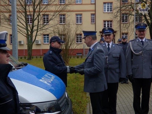 Policja w Lęborku otrzymała 3 auta. Samochody będą przeznaczone do służby patrolowej.