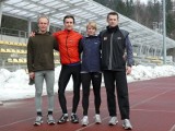  Zawodnicy Kieleckiego Klubu Lekkoatletycznego trenują w Wiśle