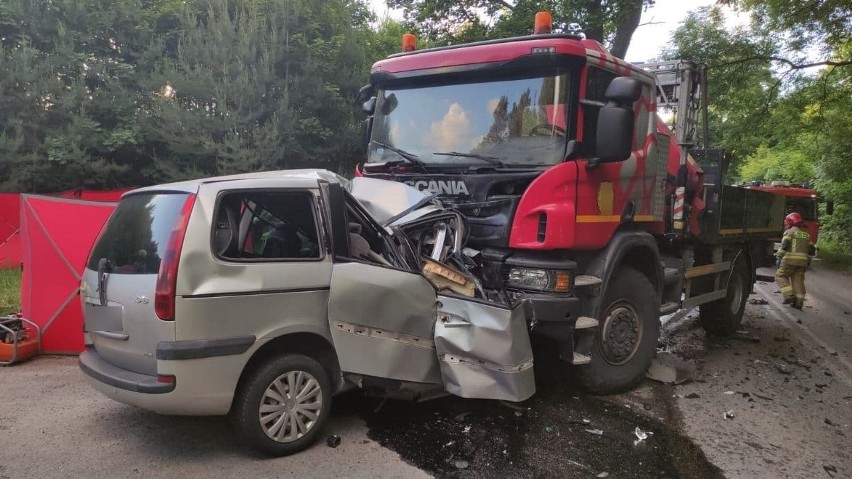 Wypadek w Sulicicach - śmierć na drodze 13.06.2022