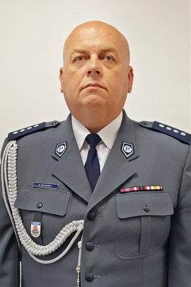nadkom. Marek Sienkiewicz, komendant miejski policji w Łomży
