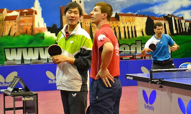 Ze składu, który wywalczył tytuł drużynowego mistrza Polski  pozostają Huang Sheng Sheng ( z lewej) i Tomislav Kolarek.