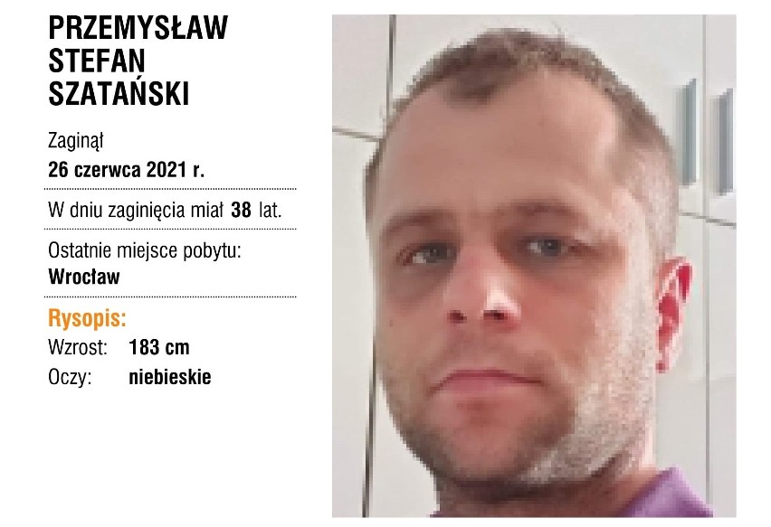 Poszukiwania Przemysława Szatańskiego z Wrocławia prowadzi...