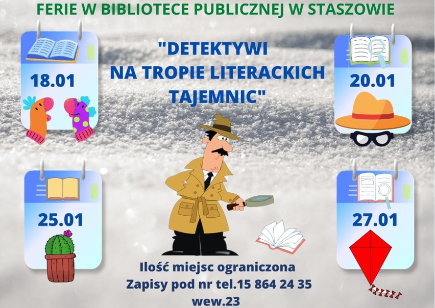 Biblioteka w Staszowie przygotowała zajęcia inspirowane...