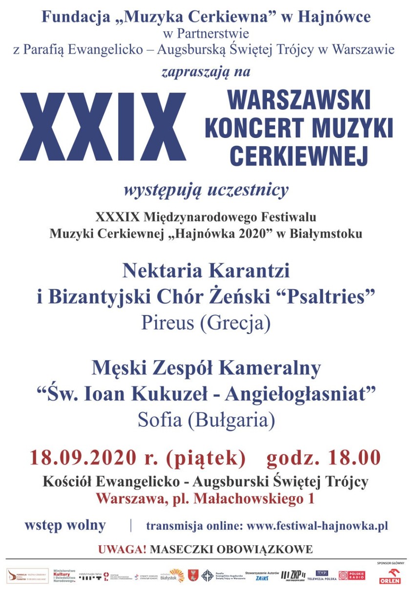XXXIX Międzynarodowy Festiwal Muzyki Cerkiewnej "Hajnówka...