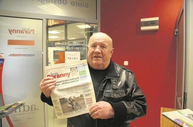 Nie ma dnia bez gazety, codziennie muszę poczytać. „Poranny” kupuję od 1989 roku - mówi nasz Czytelnik.