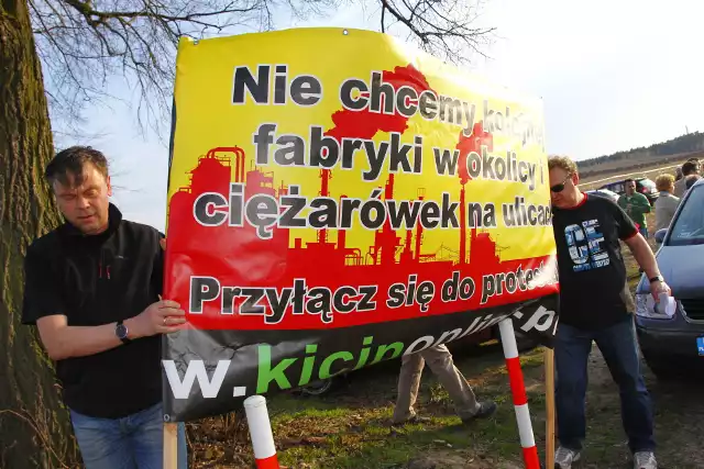 Mieszkańcy Kicina i Janikowa protestowali już w 2013 roku