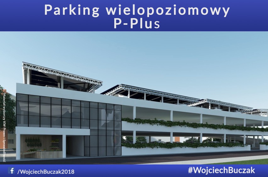 Autorem projektu parkingu P-Plus jest inż. Henryk...