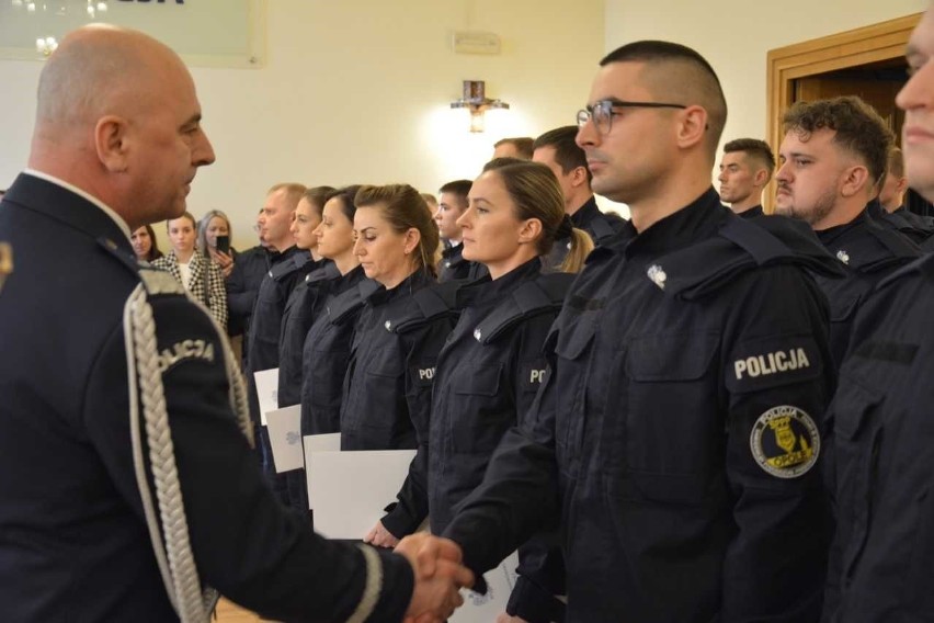 Ślubowanie nowych funkcjonariuszy opolskiej policji.