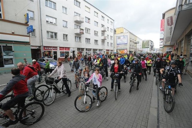 Masa Krytyczna w Opolu (22 września 2013 r.).