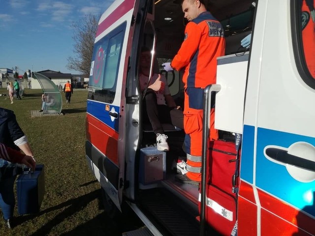 Paweł Cegieła w 15 minucie meczu doznał złamania nosa. Karetką został odwieziony do szpitala.