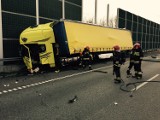 Makabryczny wypadek na autostradzie A1. Kierowca jechał pod prąd. Zginął [ZDJĘCIA] WYPADEK NA A1