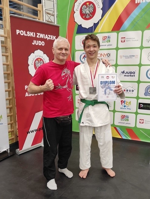 Trener Lidiusz Kazior był zadowolony z postawy Łukasza Bielawy i jego srebrnego medalu 