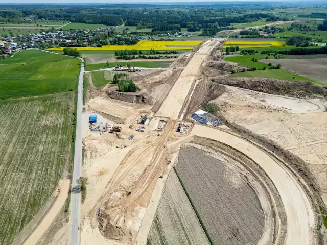 Budowa wiaduktu na S19 - to będzie nowy wjazd do Krynic z szosy ełckiej