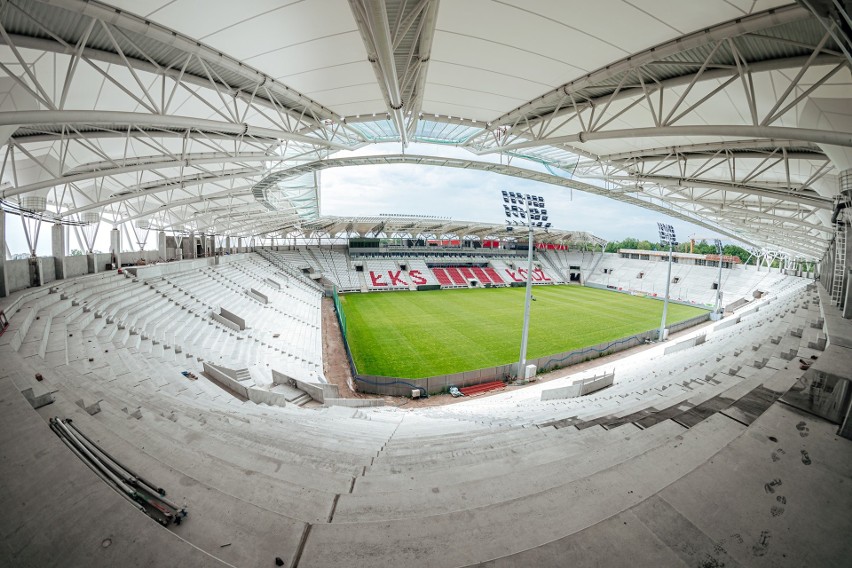 Budowa stadionu ŁKS im. Władysława Króla na ukończeniu. Kiedy oficjalne otwarcie? Zdjęcia