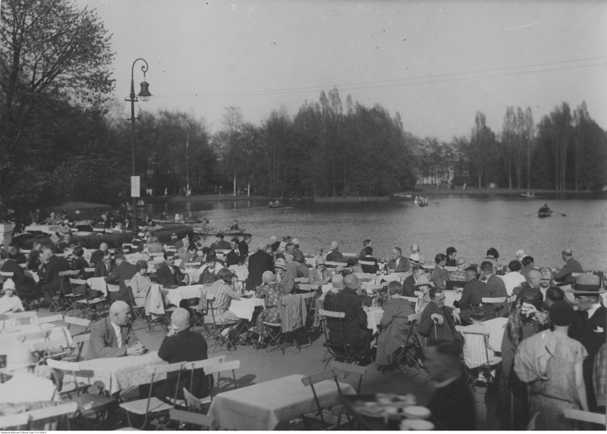 Restauracja "Parkowa" i park Sołacki przed II wojną...