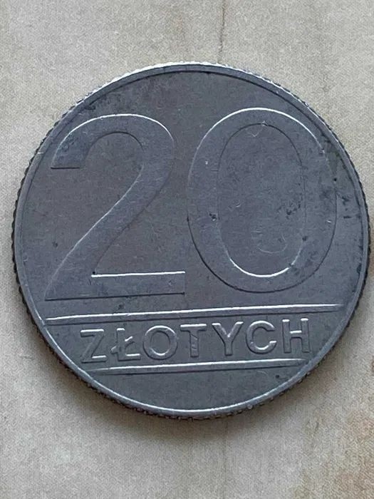 Moneta 20 zł prl