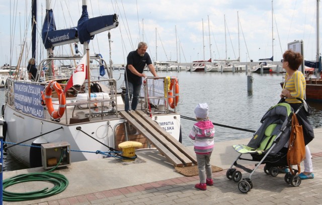 Zwiedzanie jachtu „Empatia Polska” Marina Gdynia