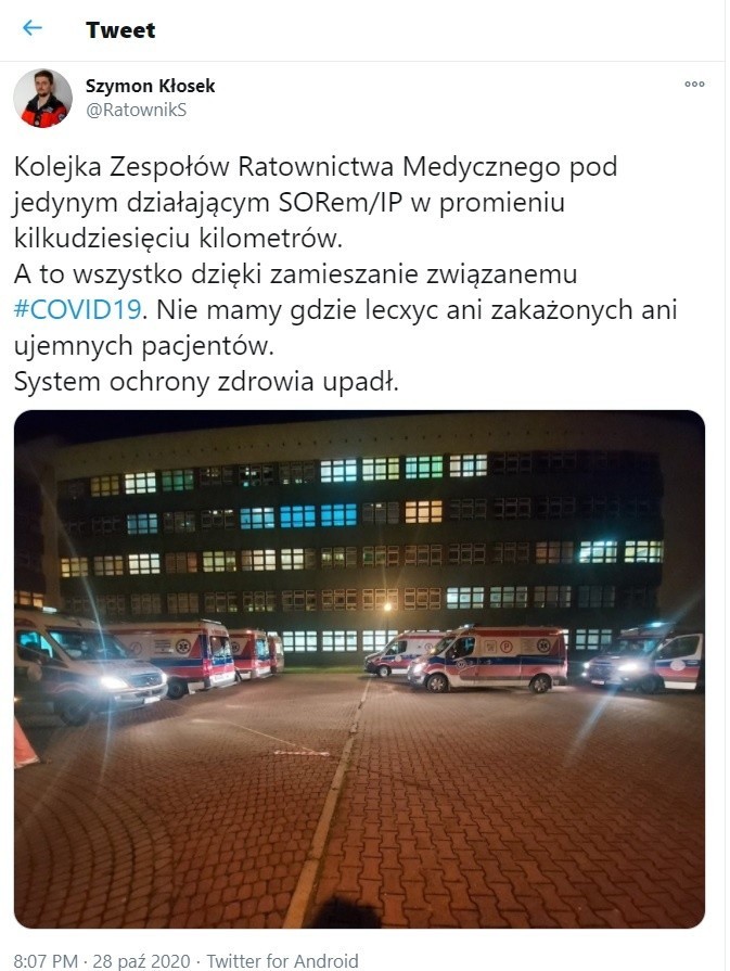 Zobacz, jak lekarze walczą z pandemią. Co piszą na Twitterze i Facebooku? (ZDJĘCIA)