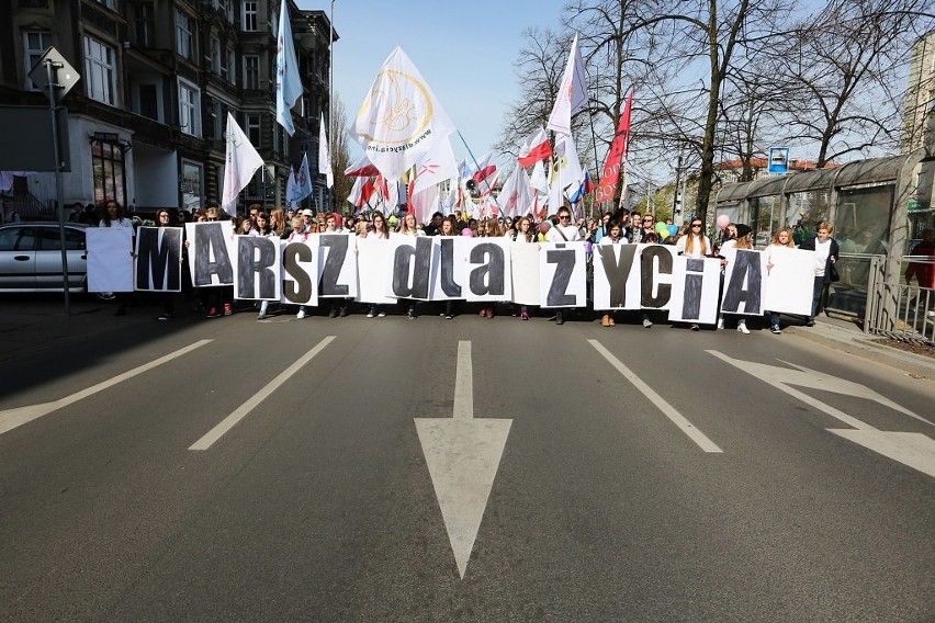 Marsz dla życia w Szczecinie